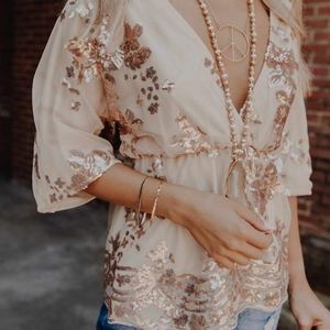 Sequined Blouse